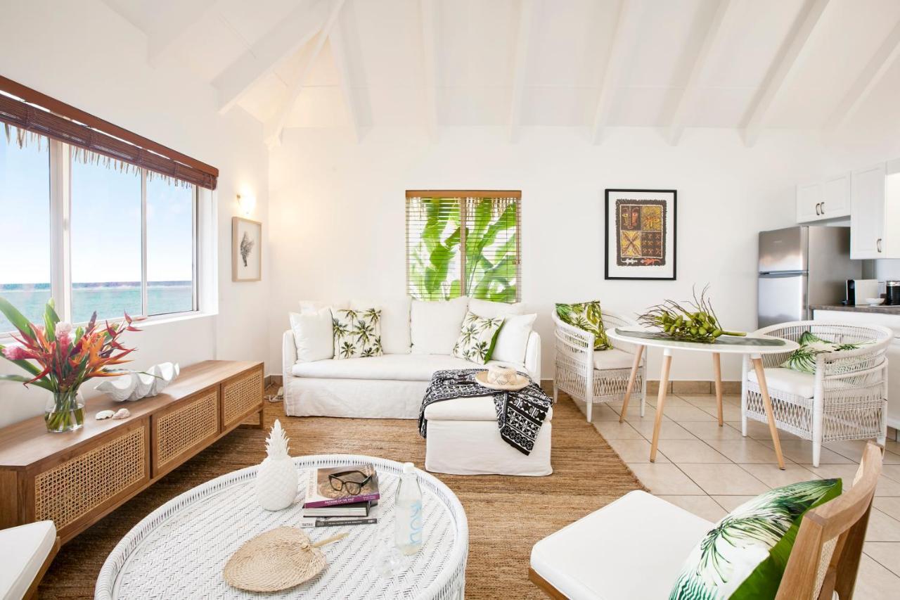 Motu Beachfront Art Villas Rarotonga Exteriör bild